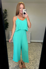 Load image into Gallery viewer, Ribbed Double Layer Jumpsuit in Mint
