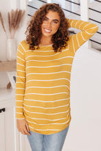Load image into Gallery viewer, Sailing Stripes Top in Yellow
