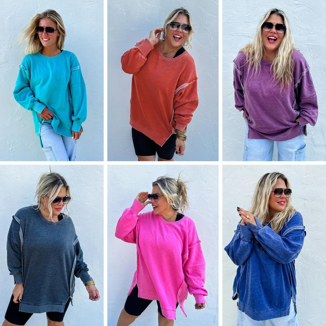 PREORDER: Classic Crew Pullover In Six Colors