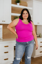 Load image into Gallery viewer, Standard Issue Seamless Longline Tank in Hot Pink
