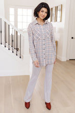 Load image into Gallery viewer, Stay Cool Plaid Shirt In Gray
