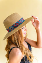 Load image into Gallery viewer, Sunny Rays Banded Accent Panama Hat
