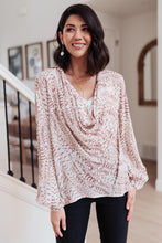 Load image into Gallery viewer, Take Flight Cowl Neck Top
