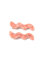 Load image into Gallery viewer, Wavy Clip Set Pink Pearl
