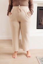 Load image into Gallery viewer, Wide Legged &amp; Cozy Sweatpants in Sand
